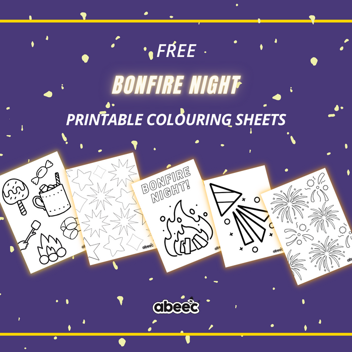 Free Bonfire Printable Colouring Sheets