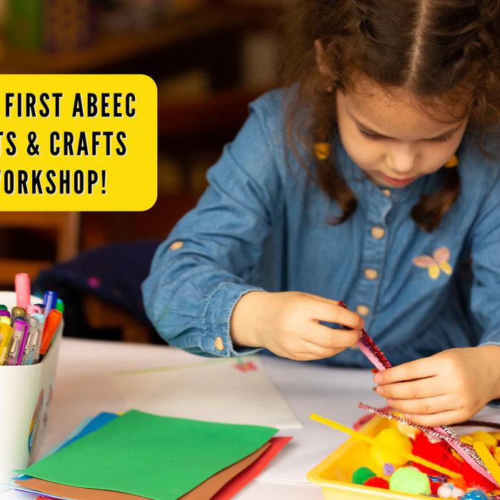 arts and crafts workshop with abeec