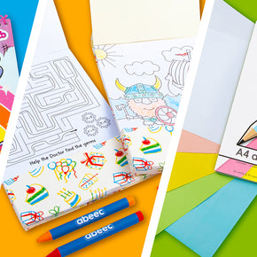 paper and activity books