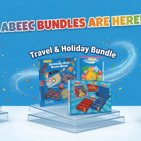 kids toys and activity bundles collection page image showing the craft bundle, the travel bundle and the rainy day bundle on one collection image banner