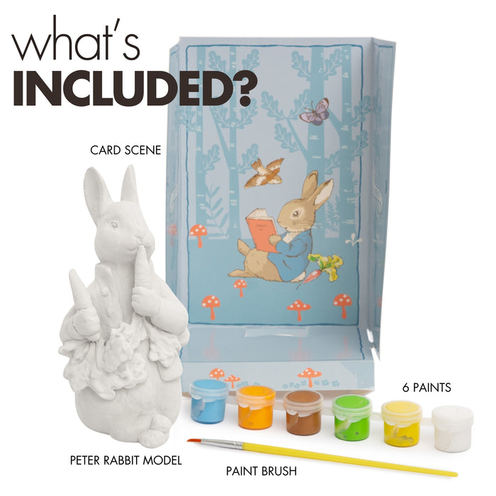 abeec Paint Your Own Peter Rabbit Craft Kit Creative Easter Painting Activity for Kids