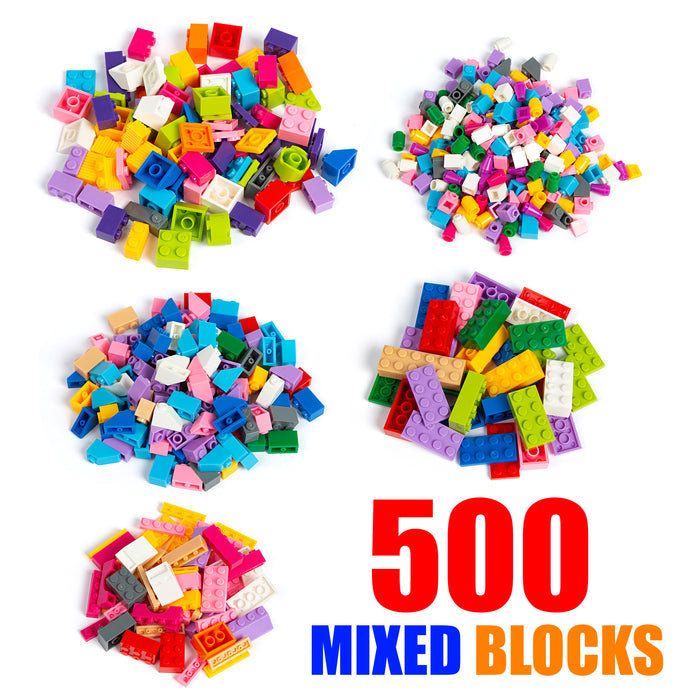 Block Tech 500 Piece Mixed Blocks