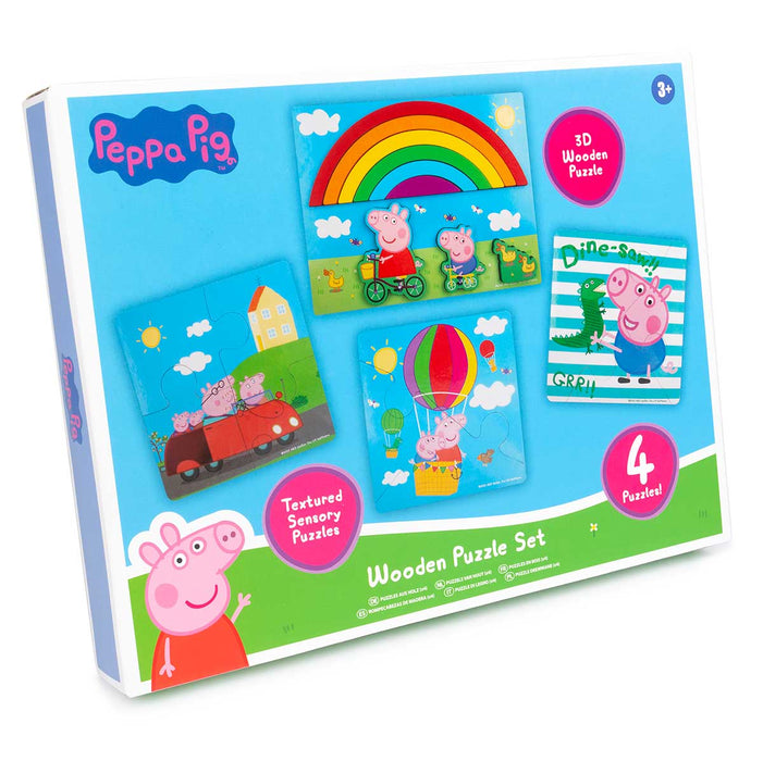 Peppa Pig Wooden Puzzle Set
