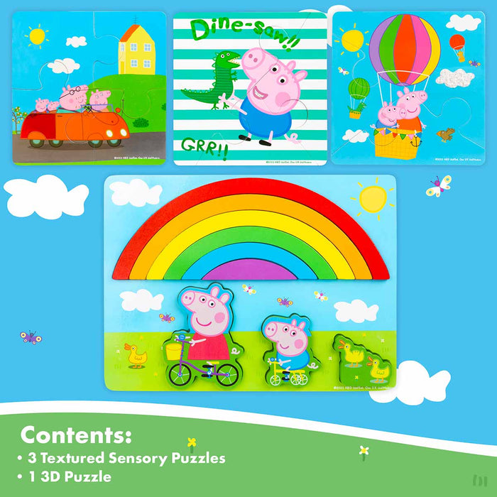 Peppa Pig Wooden Puzzle Set