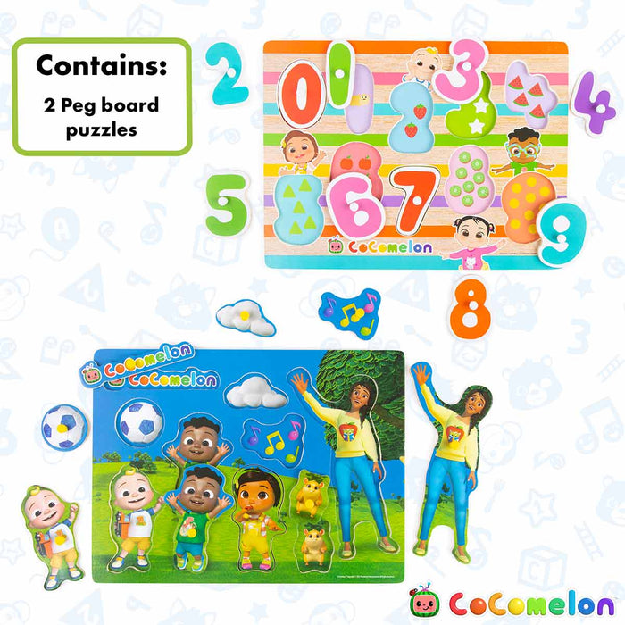 CoComelon Peg Board Puzzles