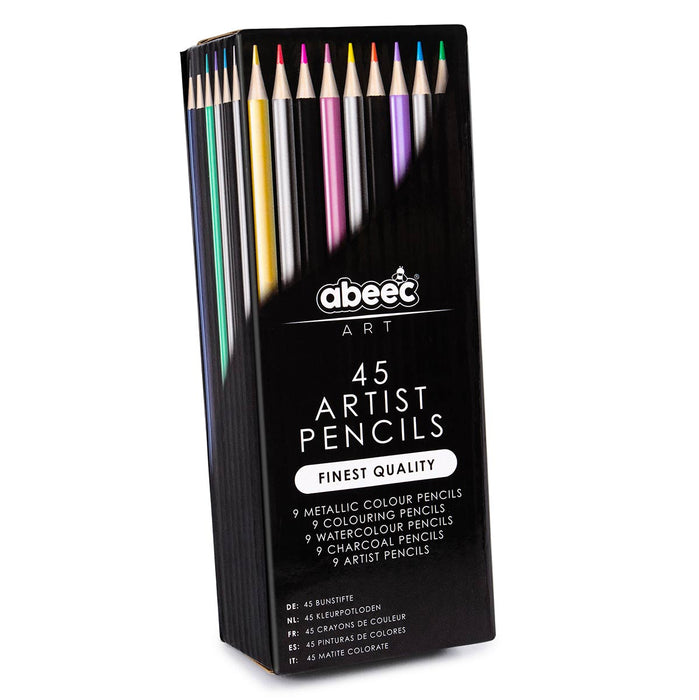 Set Of 45 Artist Pencils