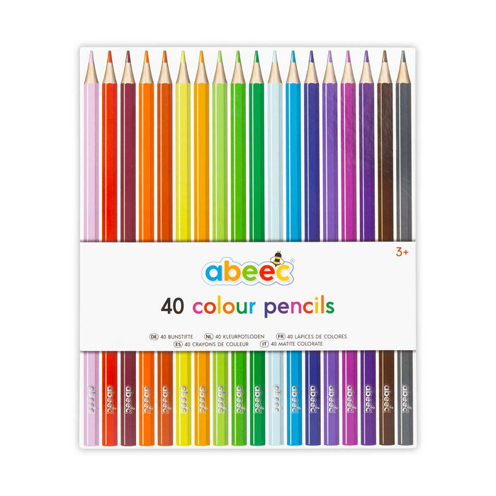 Set Of 40 Coloured Pencils