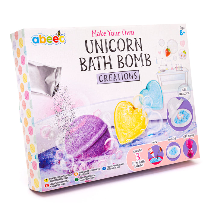 Make Your Own Unicorn Bath bombs