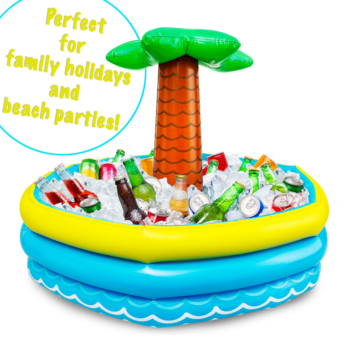 Inflatable Palm Tree Bottle Cooler