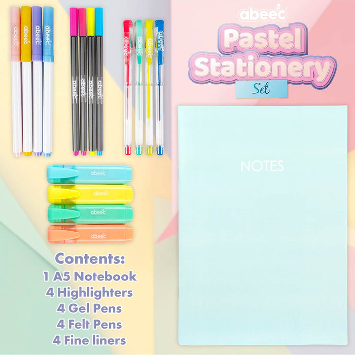 Pastel Stationery Kit