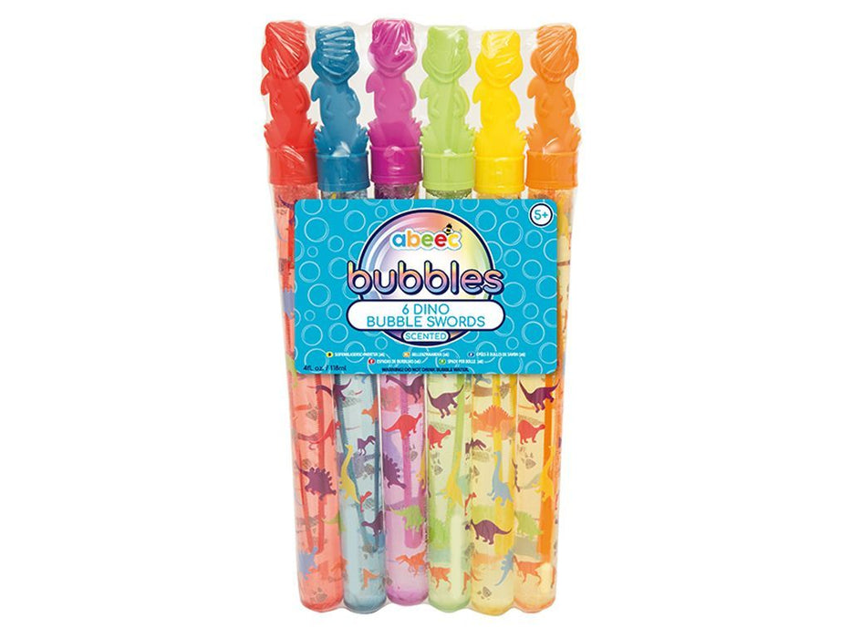 abeec Dino Bubble Swords Pack of 6