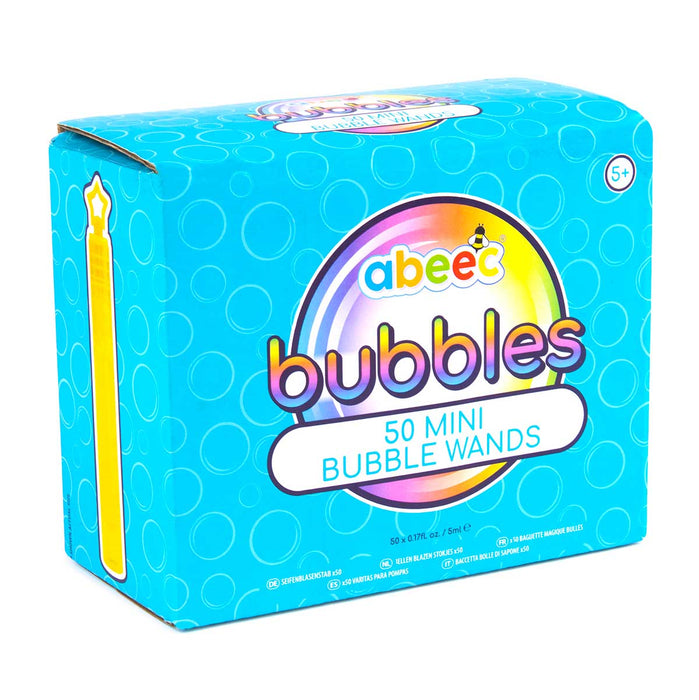 50 Mini Bubble Wands