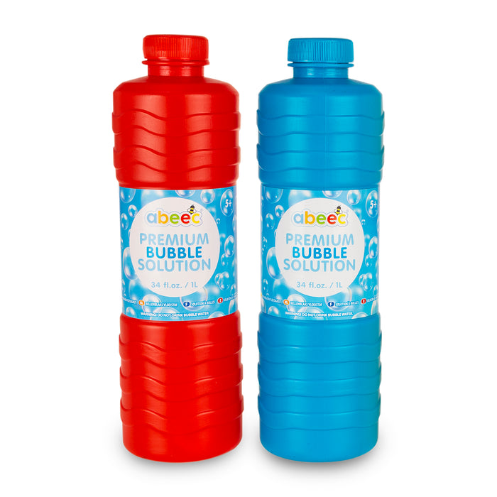 abeec Premium 1 Litre Bubble Mixture (2 Pack)