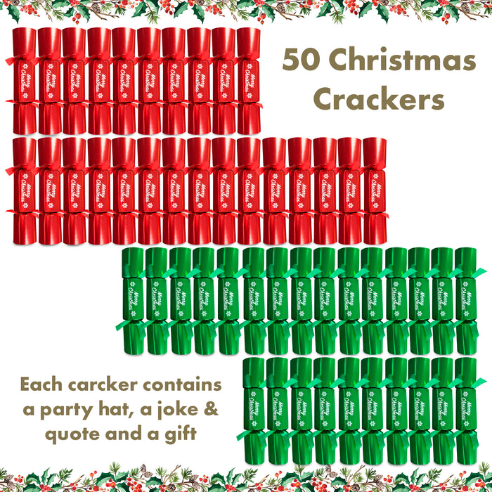 Christmas Crackers Box Of 50
