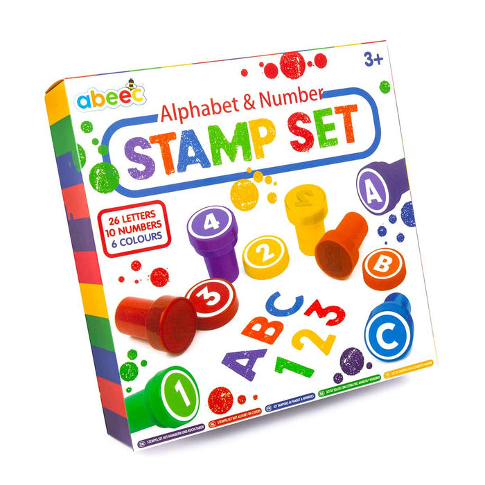 Alphabet & Number Stamp Set