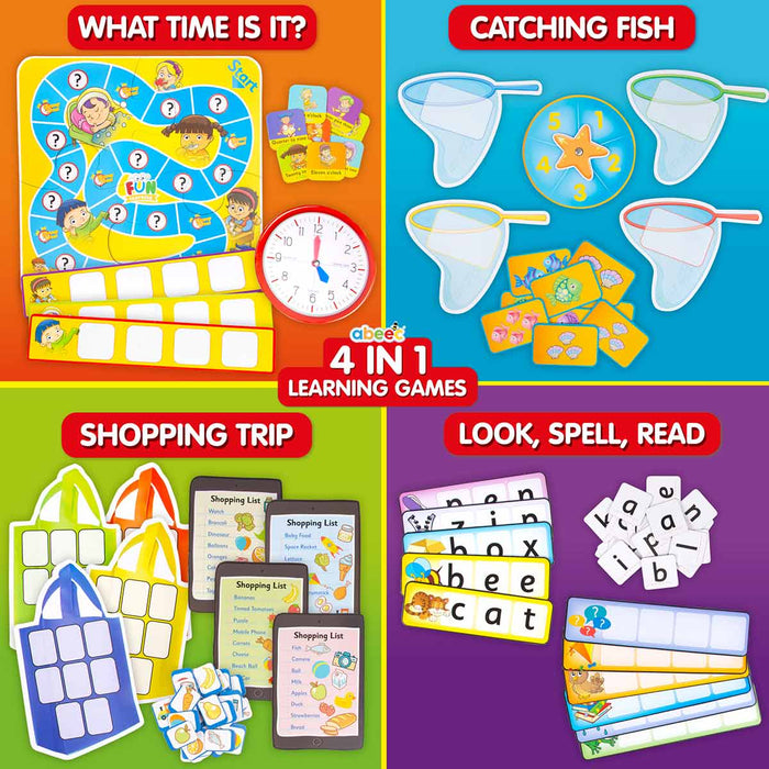 4 in 1 Learning Games | Educational Family Games