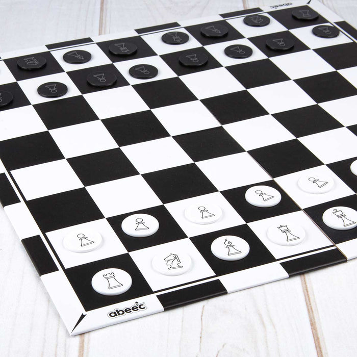 Chess & Draughts Board Game | abeec® toys