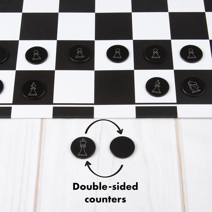 Chess & Draughts Board Game | abeec® toys