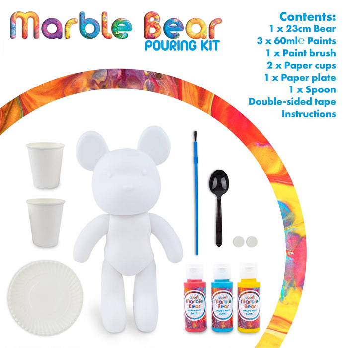 Paint Your Own Marble Bear Painting Kit — abeec® toys