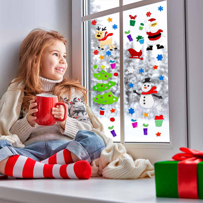 Reusable Christmas Window Clings