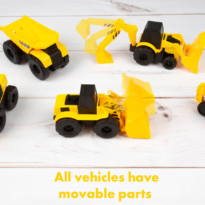 5 Construction Vehicles Set for Kids
