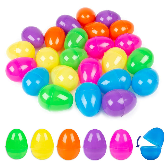 24 Plastic Easter Eggs
