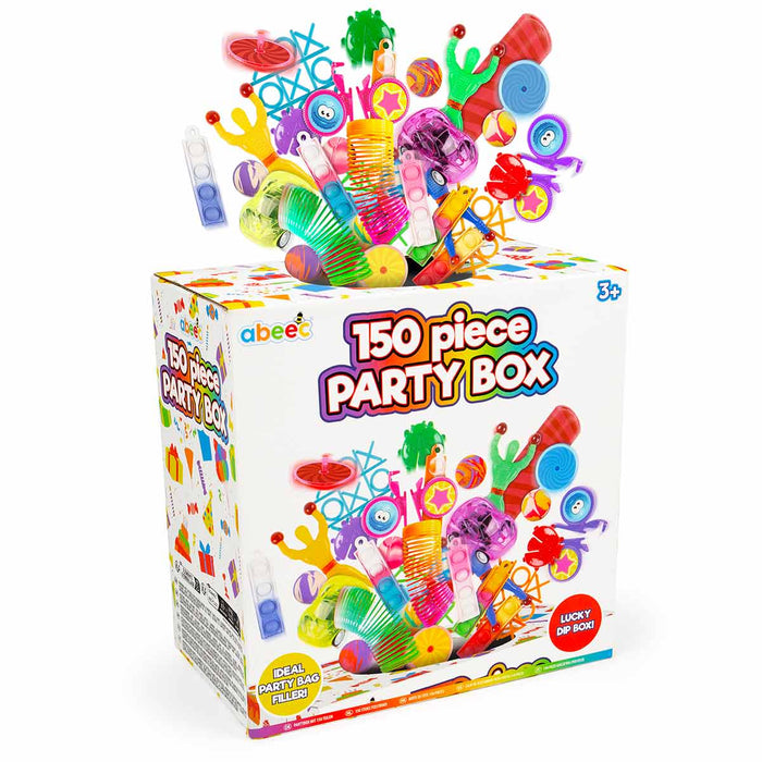 Party Box Algorithm 150 Piece Party Box Lucky Dip Box — abeec® toys