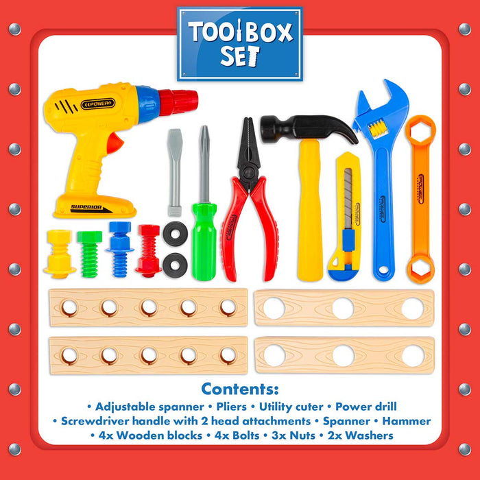22 Piece Toolbox Set