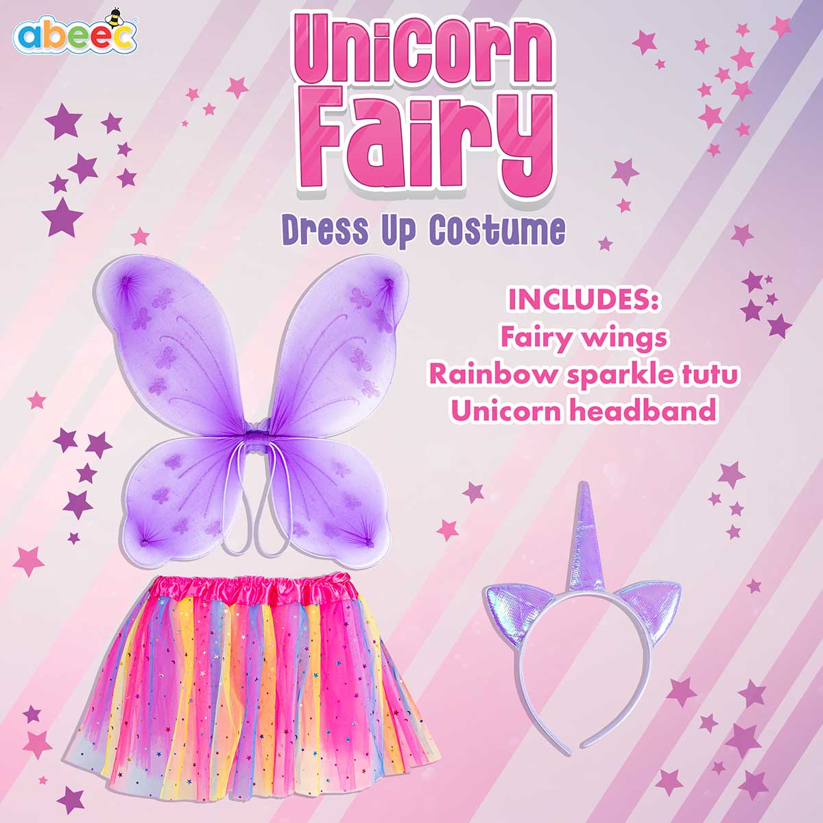 unicorn fairy dress Baby Pink Pleated Tiered Tulle Fairy Formal Prom Dress main image 0