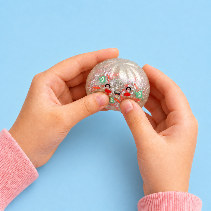 mini glitter dumpling from the dumpling advent calendar 2026