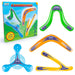 abeec Colourful boomerangs x 4 with packaging on a white background