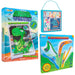 abeec Boys Birthday Gift Bundle showing Dino Operation game, boomerangs and travel game