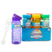 pack of 6 party bubbles - each bubble solution is 118ml with bubble wand included