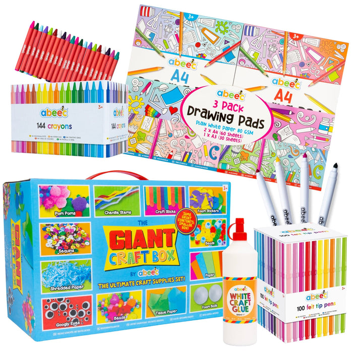 abeec Ultimate Craft Bundle for kids showing all five products laid out on a white background