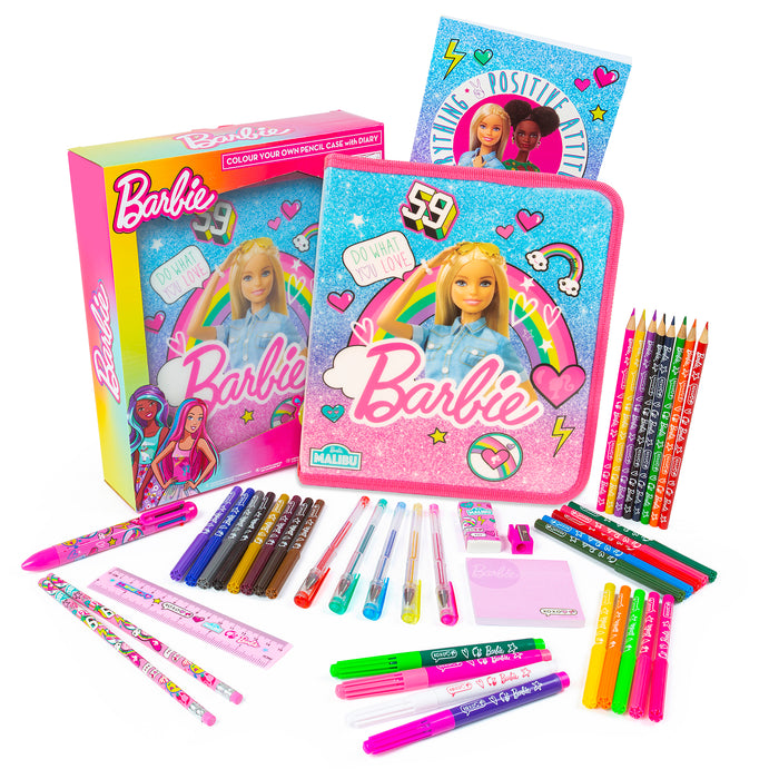 Barbie Colour Your Own Pencil Case