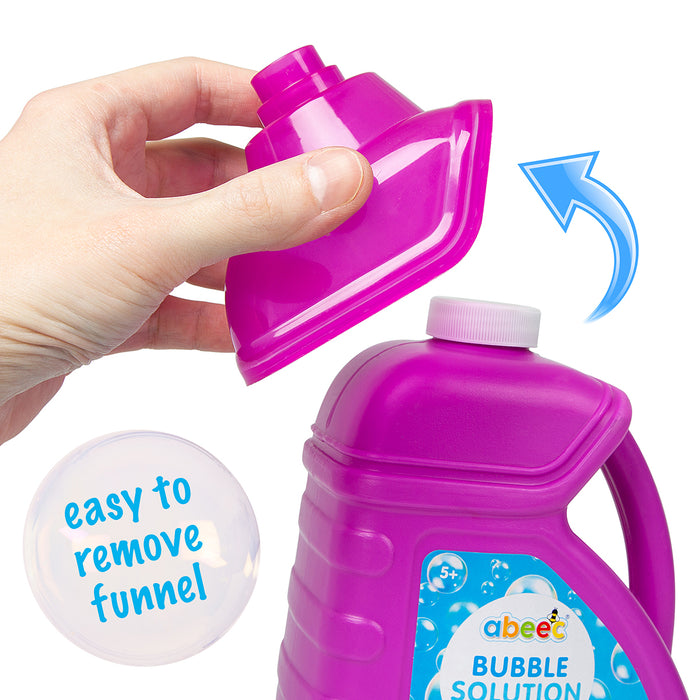 Large Bubble Solution with Funnel