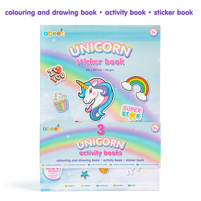 Unicorn Activity Books