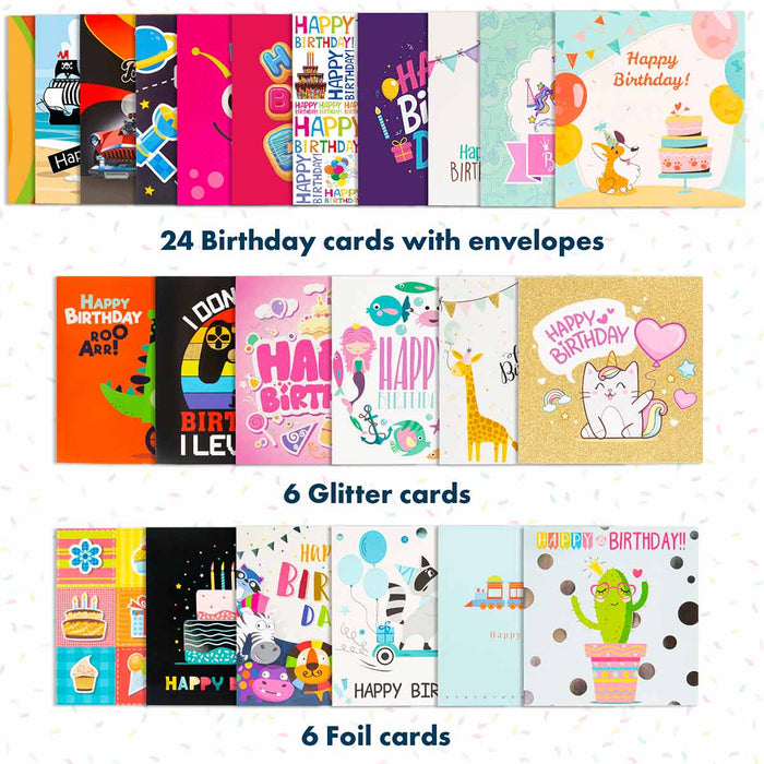 24 Birthday Cards For Kids