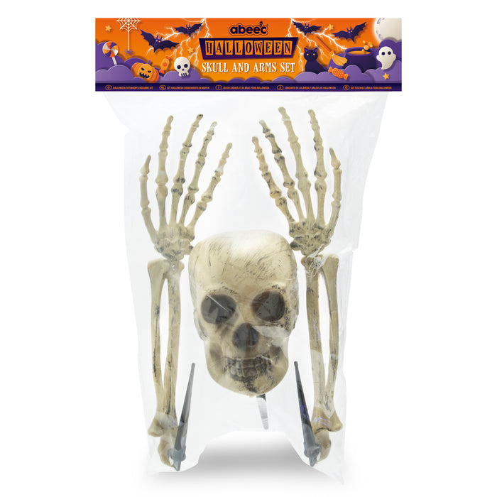 Halloween Skull & Arm Set