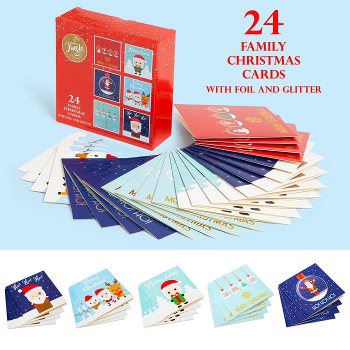 24 Family Christmas Cards