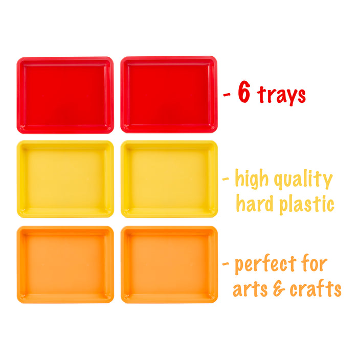6 Craft Trays