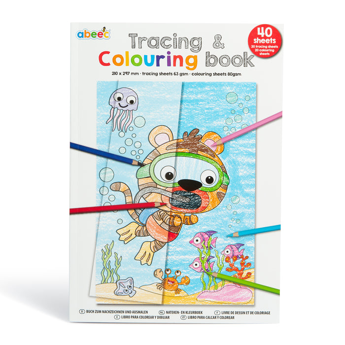 Tracing And Colouring Book