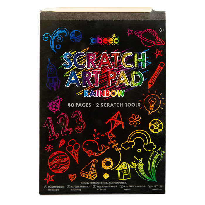 Rainbow Scratch Art Pad