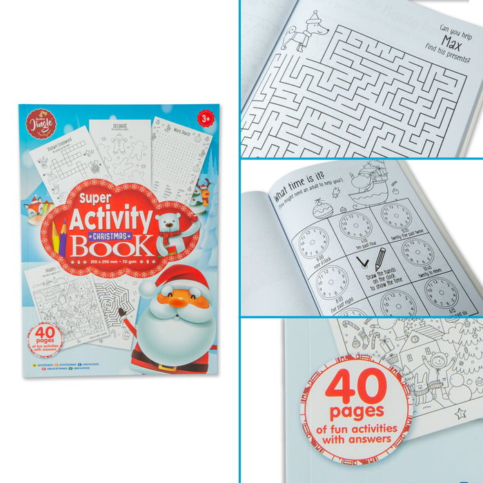 3 Pack Of Christmas Activity Books