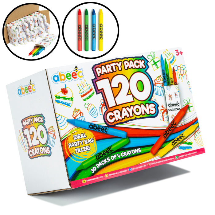 30 Packs Of Party Crayons