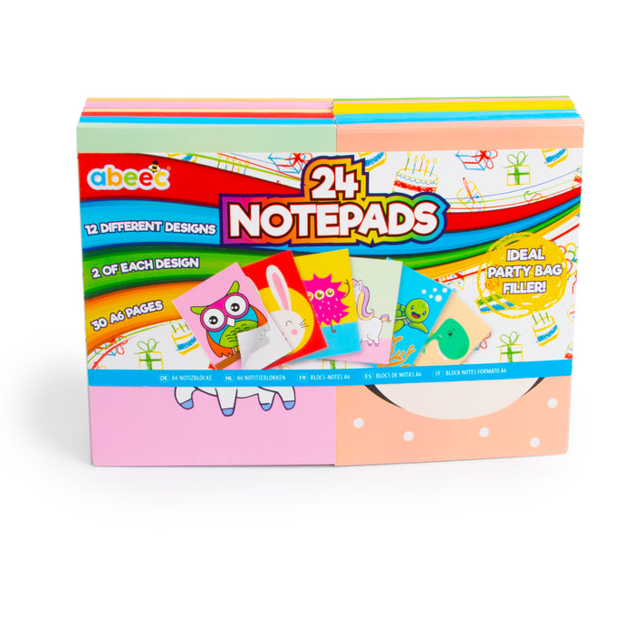 24 Pack of A6 Notepads