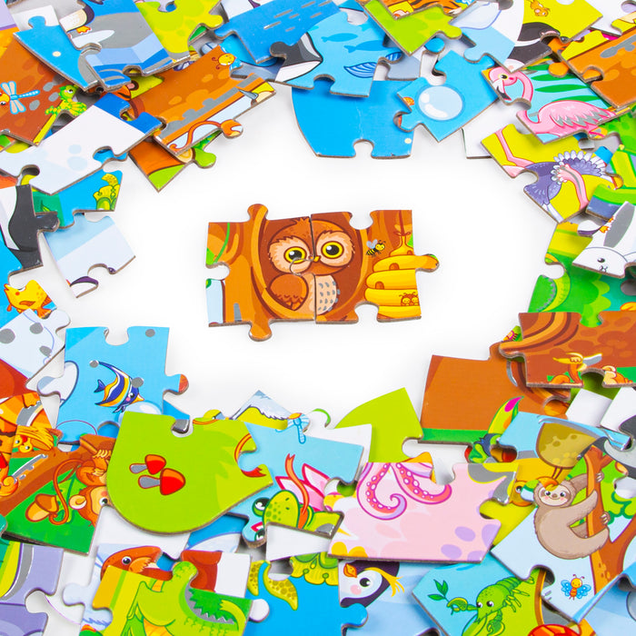 150 Piece Elephant Shaped Jigsaw Puzzle