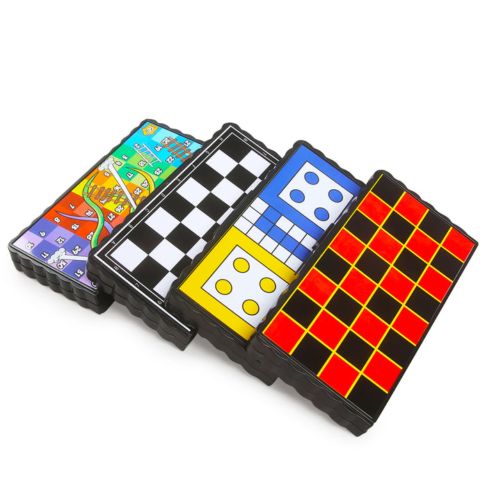 4 Mini Magnetic Travel Games