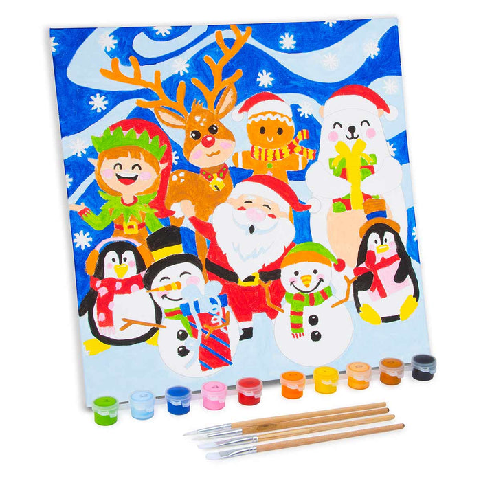 Paint By Numbers Christmas Canvas