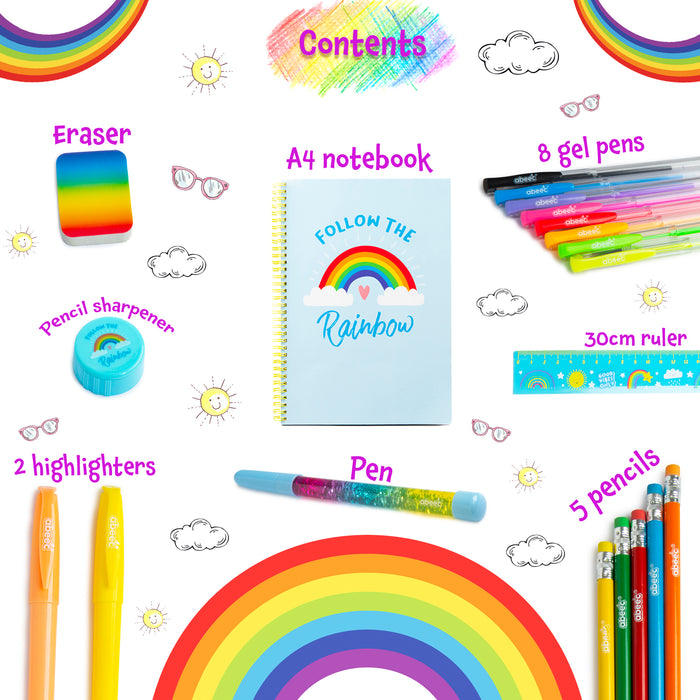 Rainbow Stationery Set